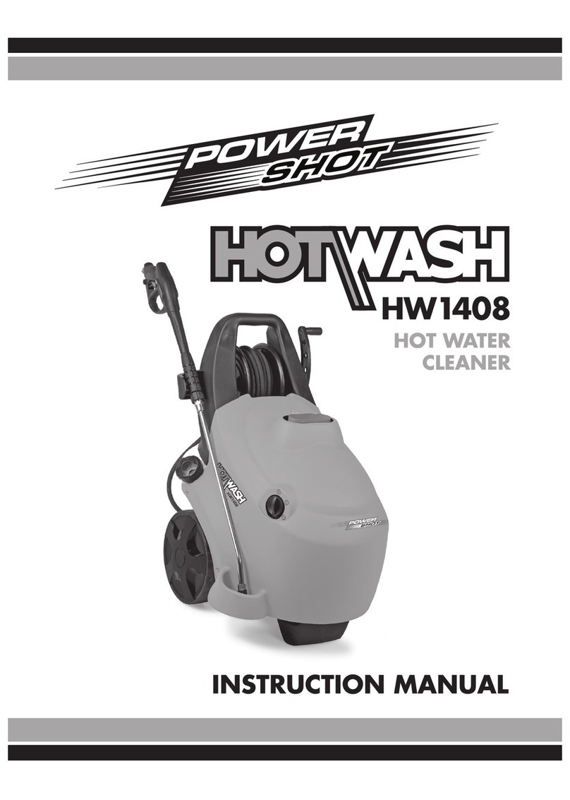 PowerBlast PowerShot HotWash HW1408 instruction manual
