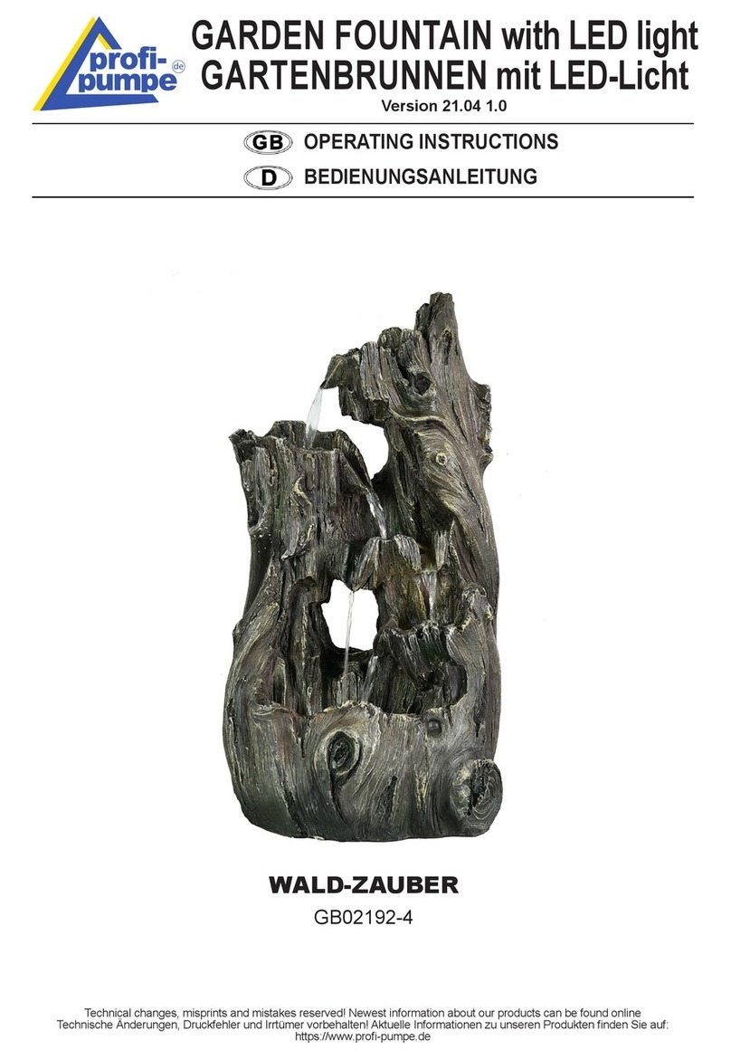 Profi-pumpe WALD-ZAUBER operating instructions Profi-pumpe WALD-ZAUBER operating instructions