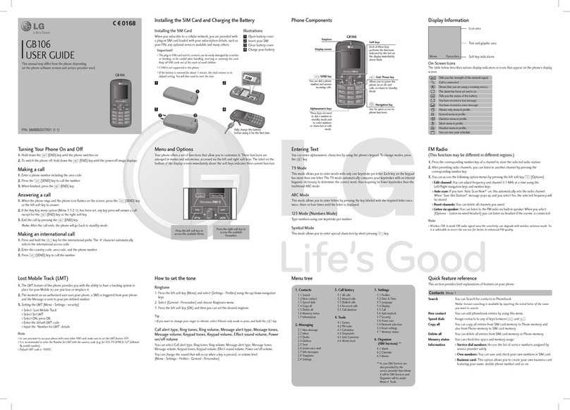 LG GB106 user guide