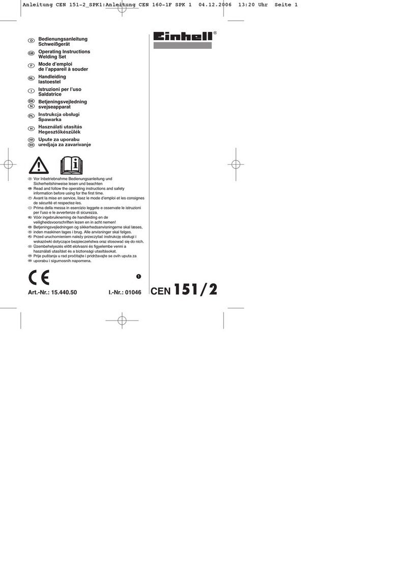 EINHELL 15.440.50 operating instructions