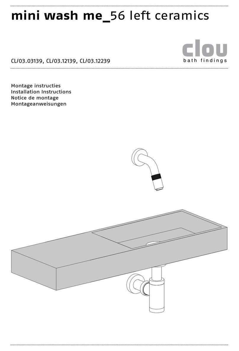 Clou mini wash me CL/03.03139 User manual Clou mini wash me CL/03.03139 User manual