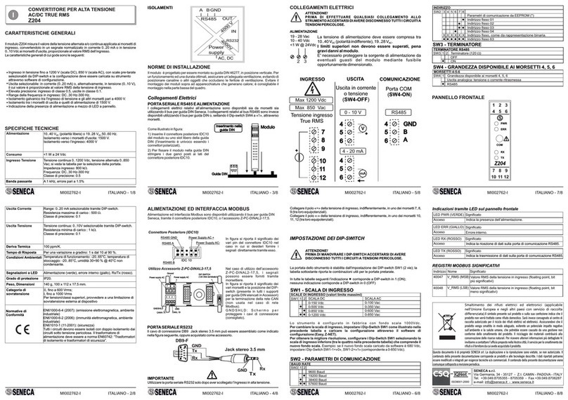 Seneca Z204 manual