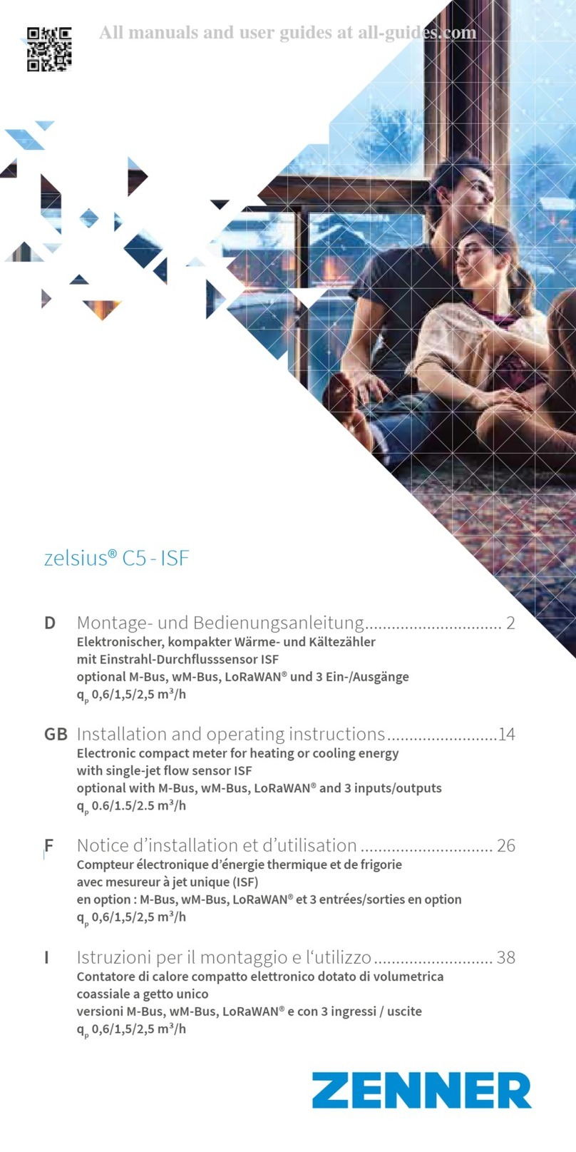 Zenner zelsius C5-ISF User manual