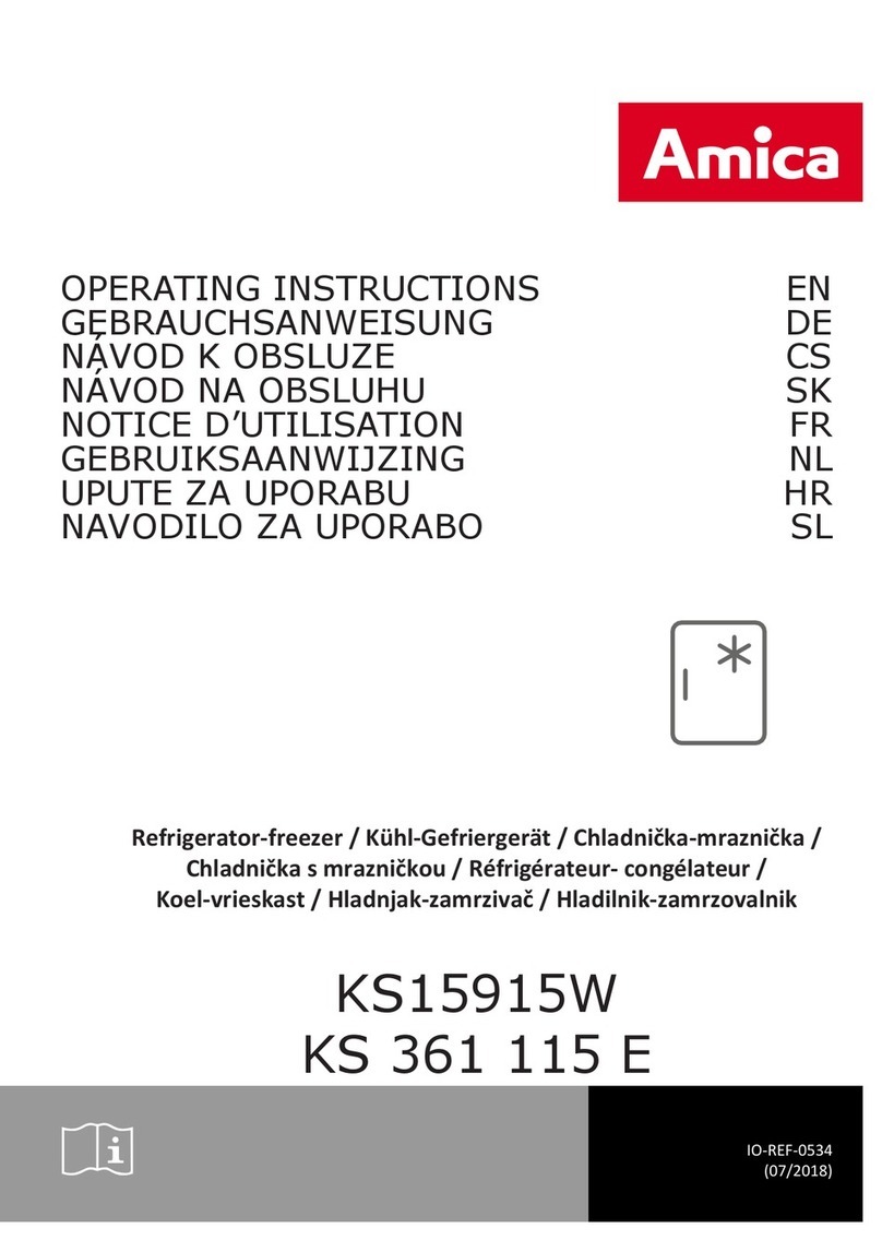 Amica KS 361 115 E User manual Amica KS 361 115 E User manual