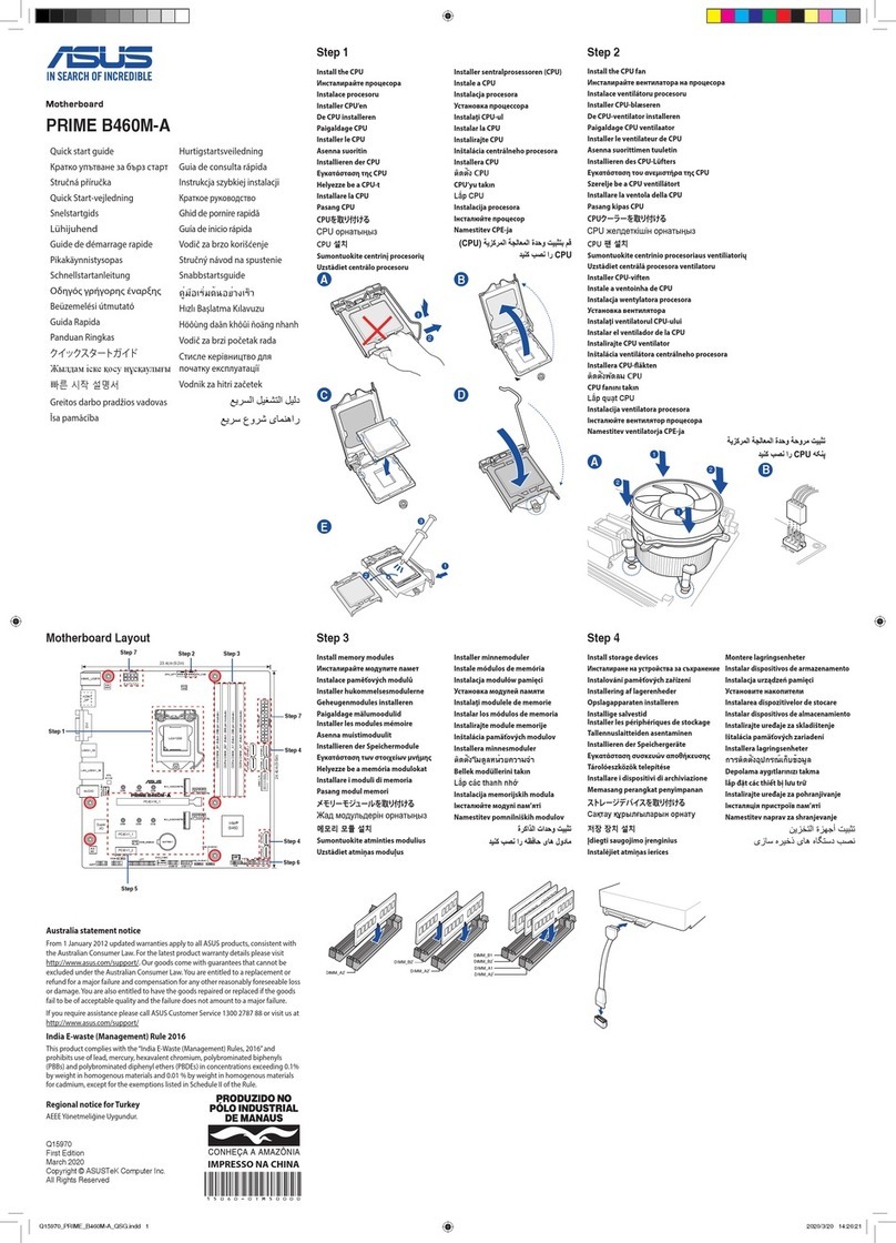 Asus Prime B460M-A User manual