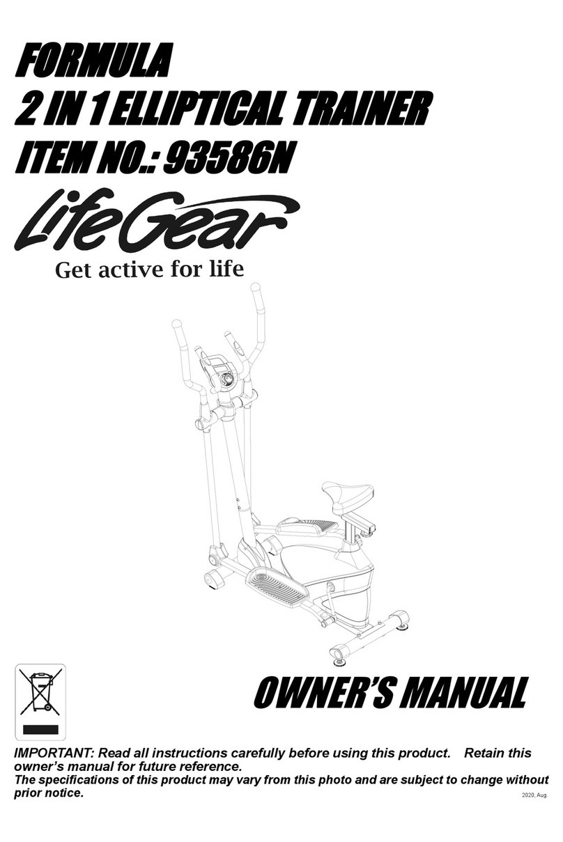 Life Gear FORMULA 93586N User manual