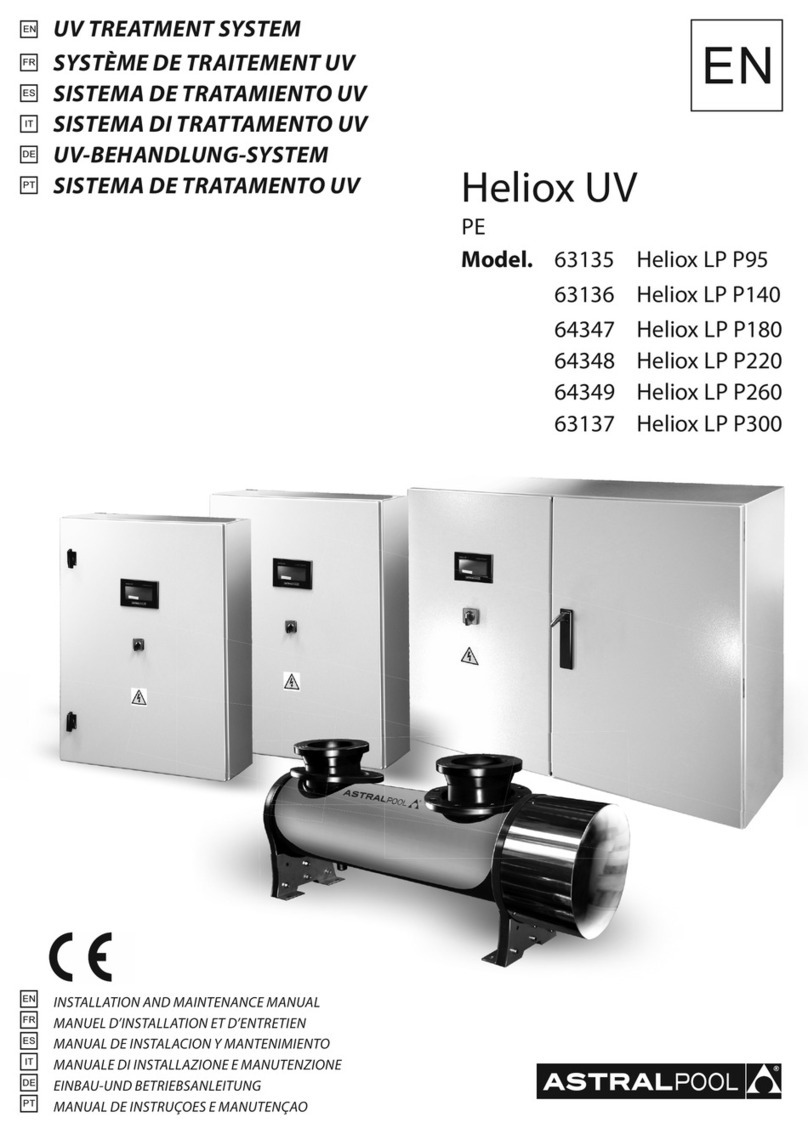 Astral Pool Heliox UV Series Installation and maintenance manual