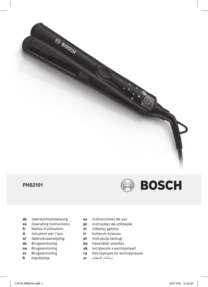 Bosch PHS 2101 User manual