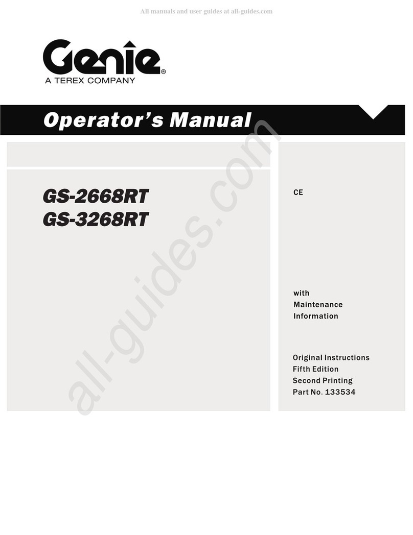 Terex Genie GS-2668 RT User manual Terex Genie GS-2668 RT User manual
