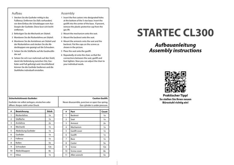 HJH office STARTEC CL300 Assembly instructions