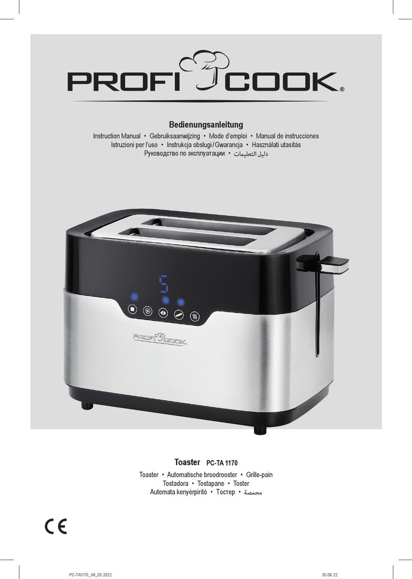 Proficook PC-TA 1170 instruction manual