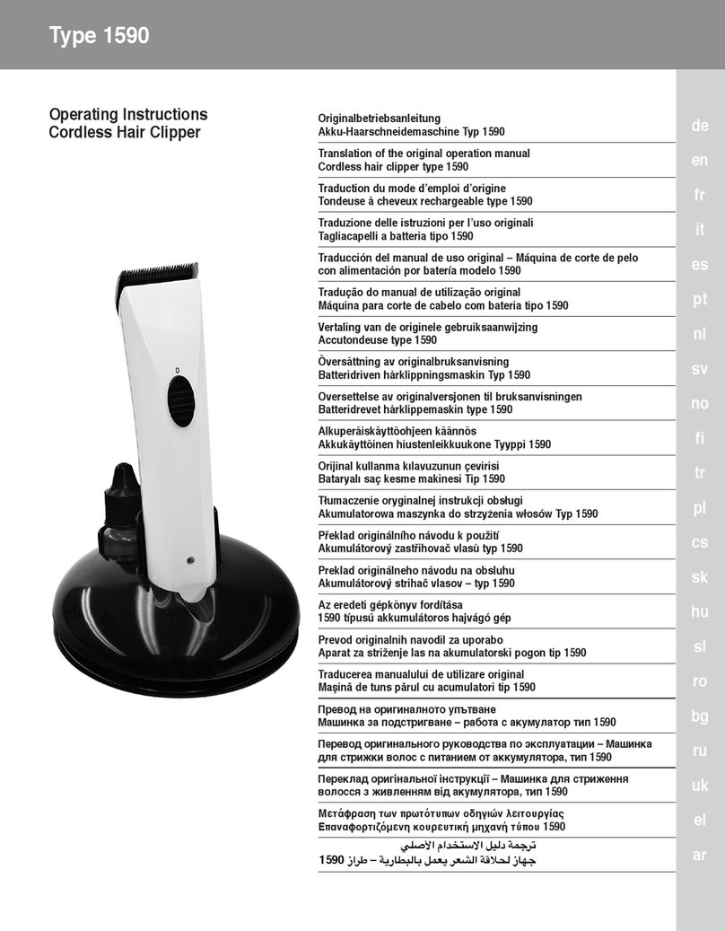 Moser 1590 User manual