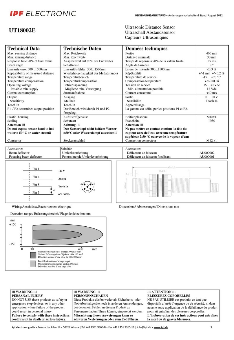 ipf electronic UT18002E manual