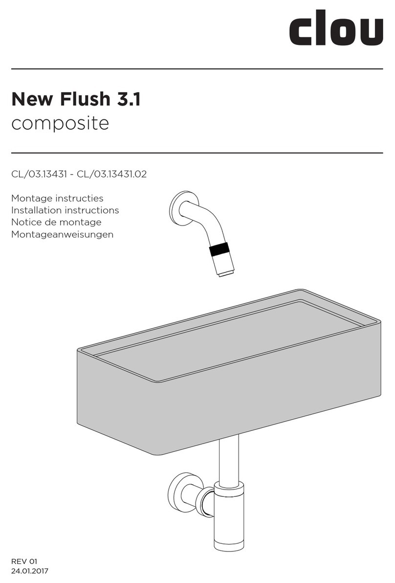 Clou New Flush 3.1 composite CL/03.13431.02 User manual Clou New Flush 3.1 composite CL/03.13431.02 User manual