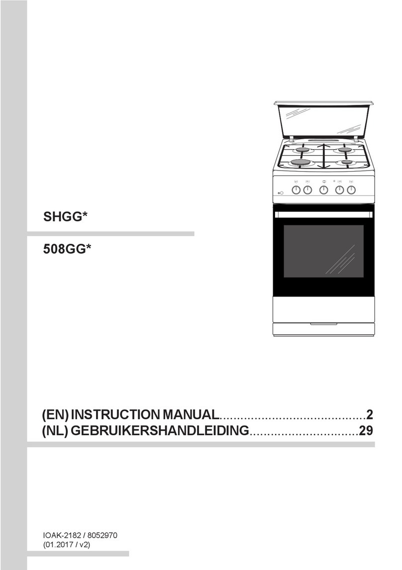 Amica 508GG Series User manual Amica 508GG Series User manual