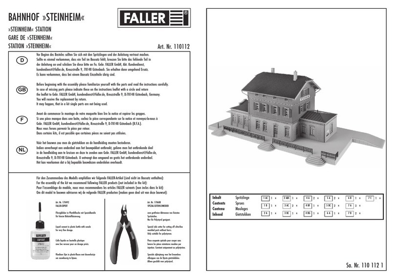 Faller STEINHEIM User manual