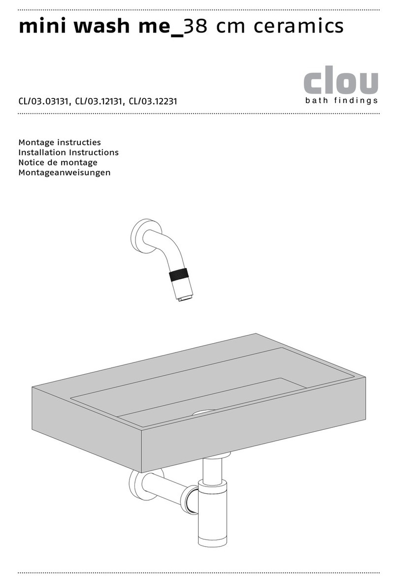 Clou mini wash me CL/03.12131 User manual