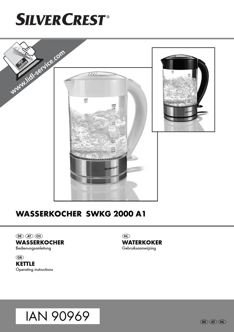 Silvercrest SWKG 2000 A1 User manual
