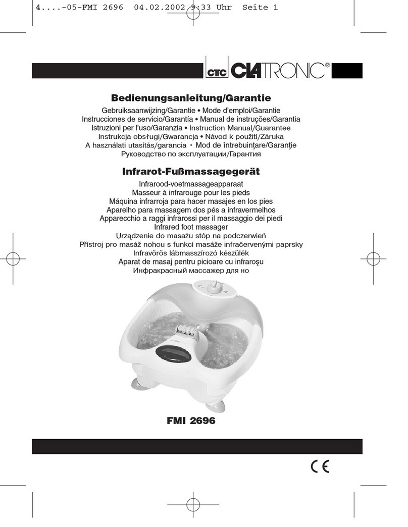 Clatronic FMI 2696 Instruction manual & guarantee