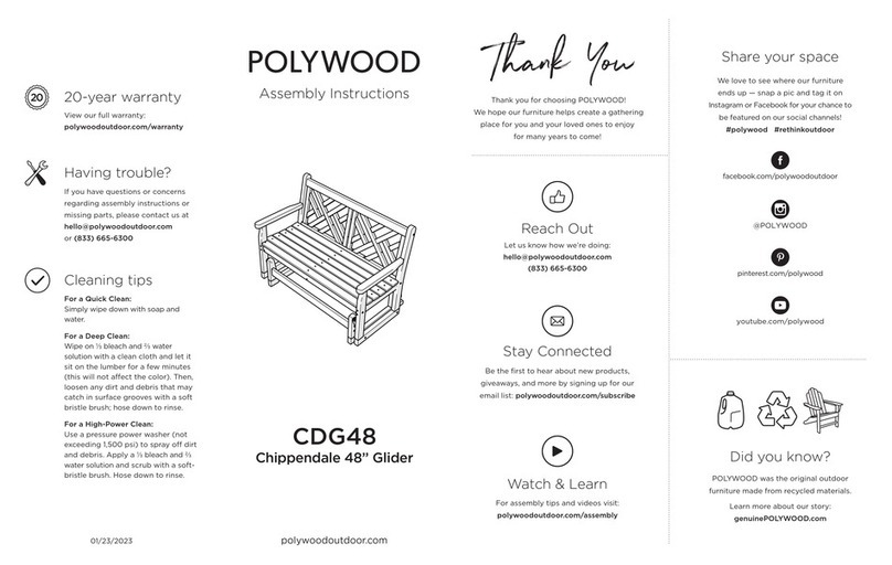 Polywood CDG48 User manual