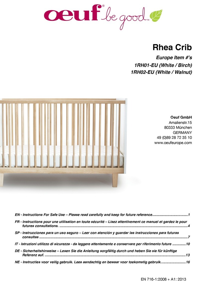 Oeuf Rhea Crib Quick guide Oeuf Rhea Crib Quick guide