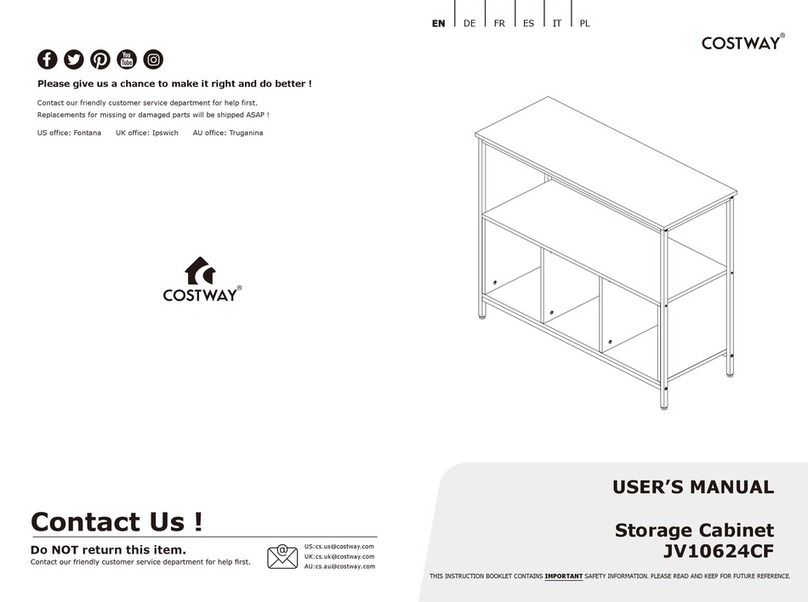 Costway JV10624CF user manual