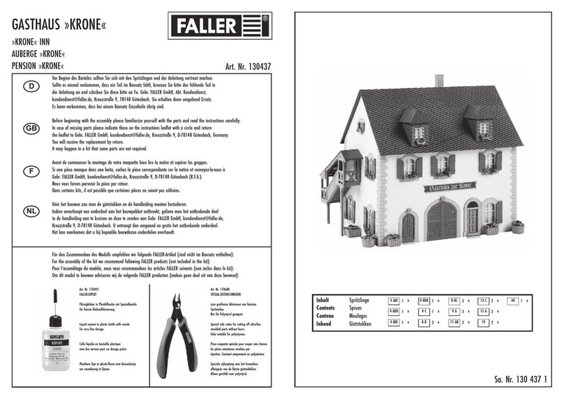 Faller KRONE 130437 User manual