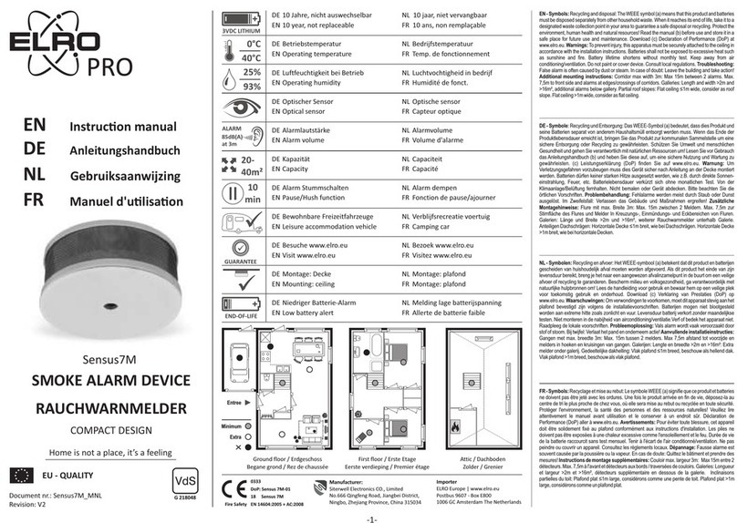 ELRO Sensus7M User manual