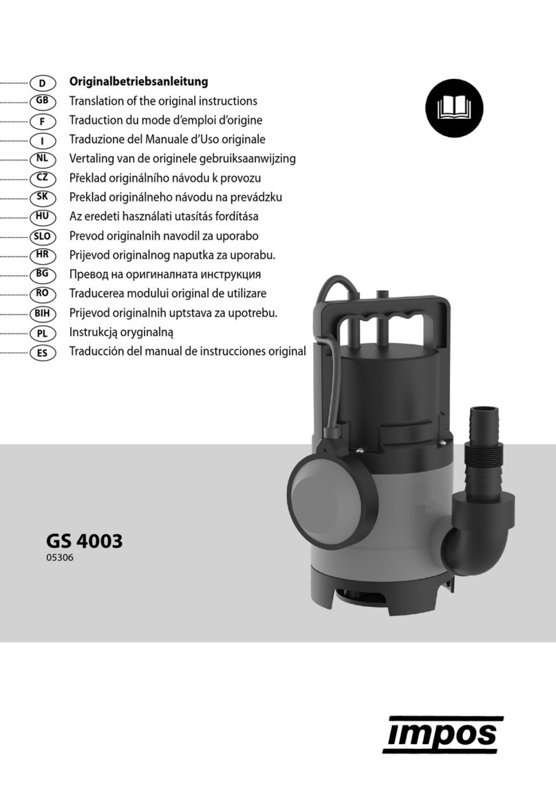 Impos GS 4003 Translation of the original instructions Impos GS 4003 Translation of the original instructions