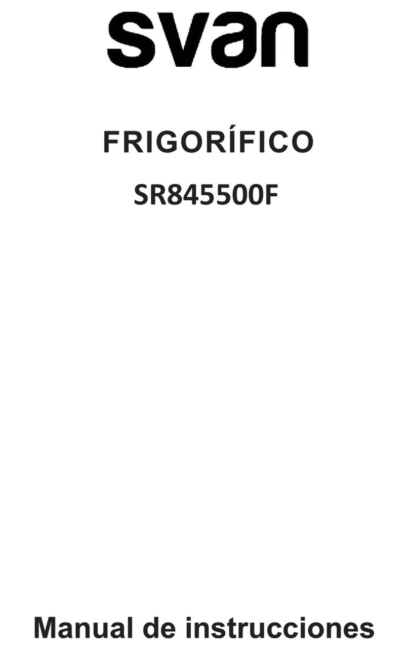 Svan SR845500F Installation instructions