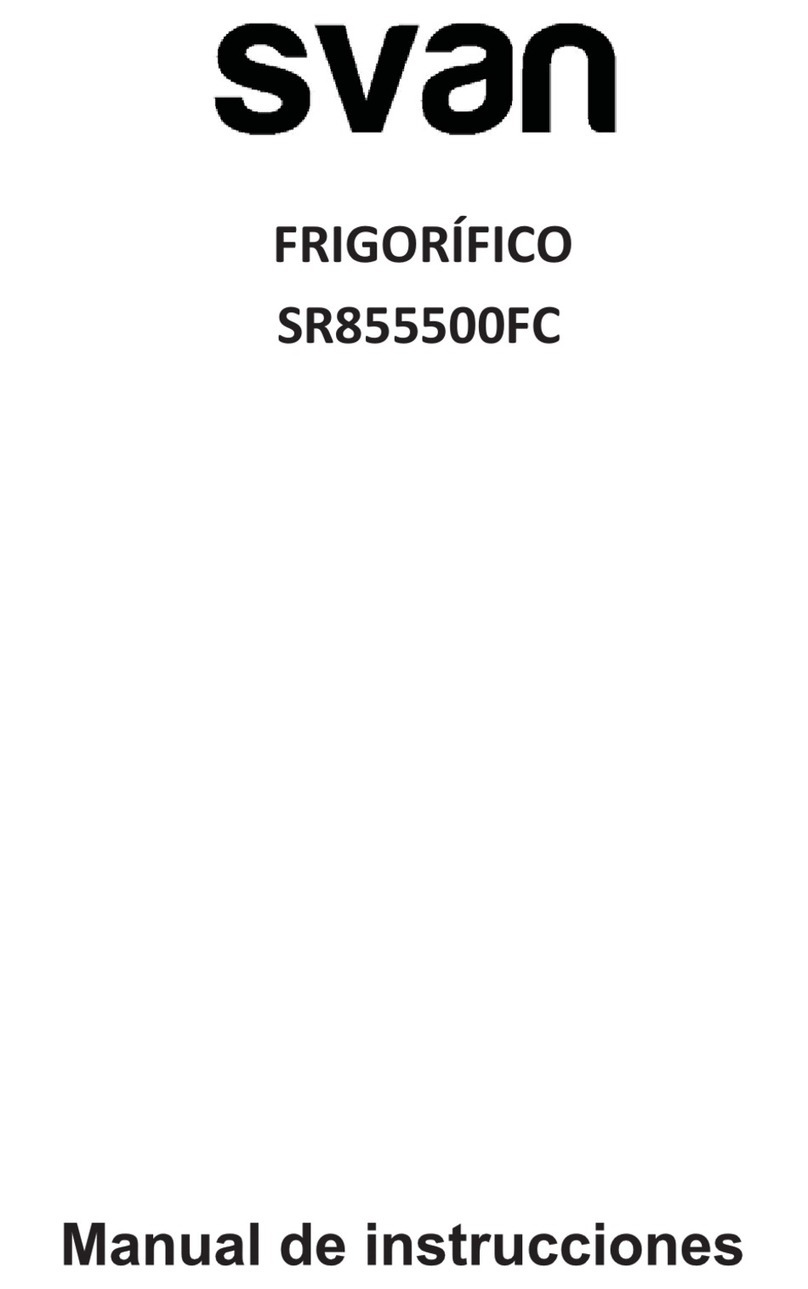 Svan SR855500FC Installation instructions