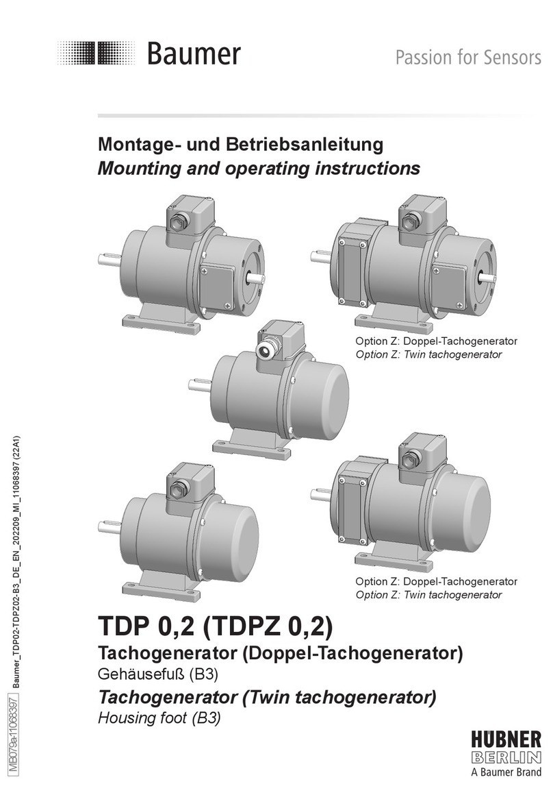 Baumer HUBNER TDP0,2 LS-4 KM194860 Mounting and operating instructions