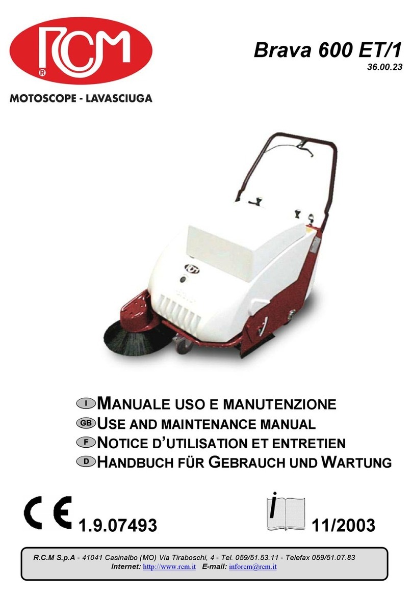 RCm Brava 600 ET/1 User manual