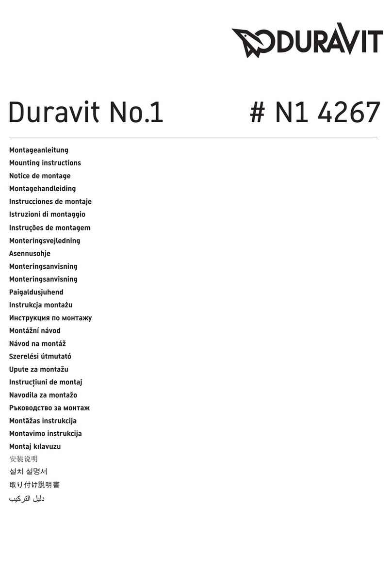DURAVIT N1 4267 User manual