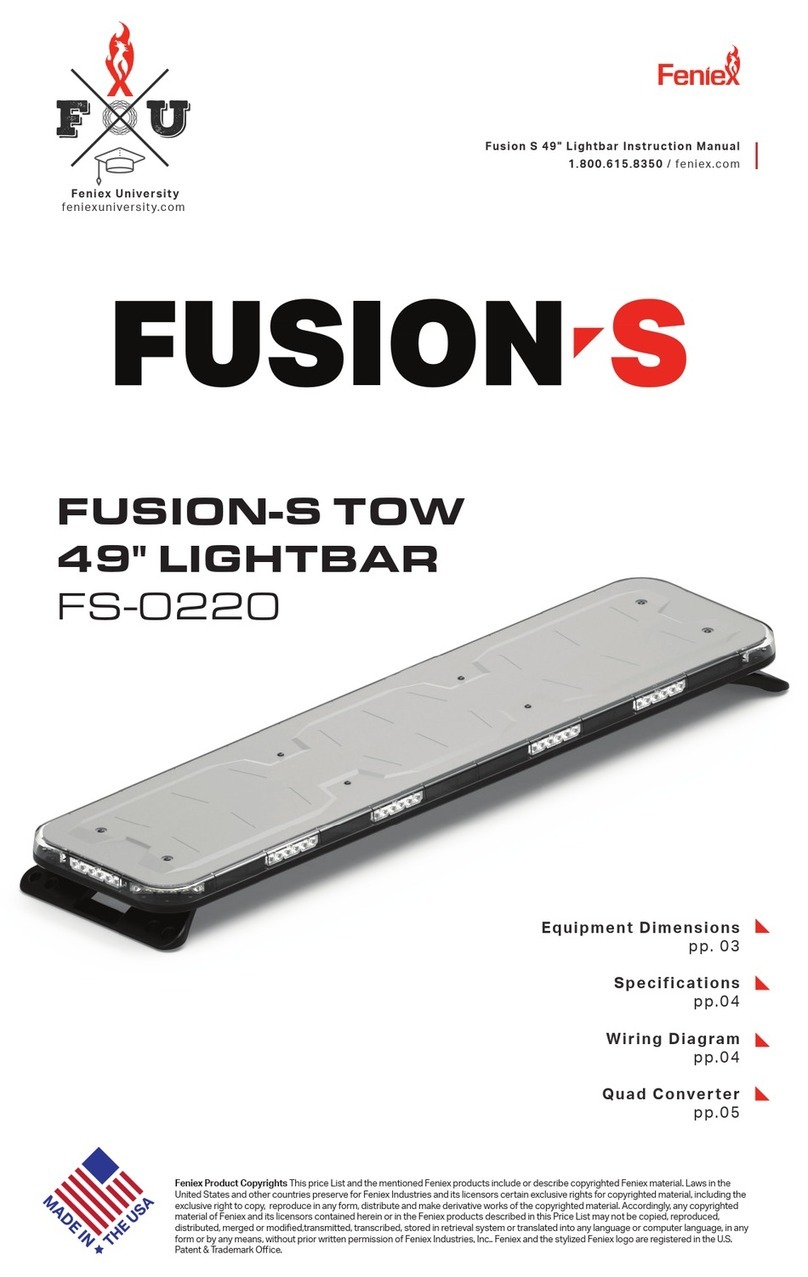 Feniex FUSION-S FS-0220 User manual