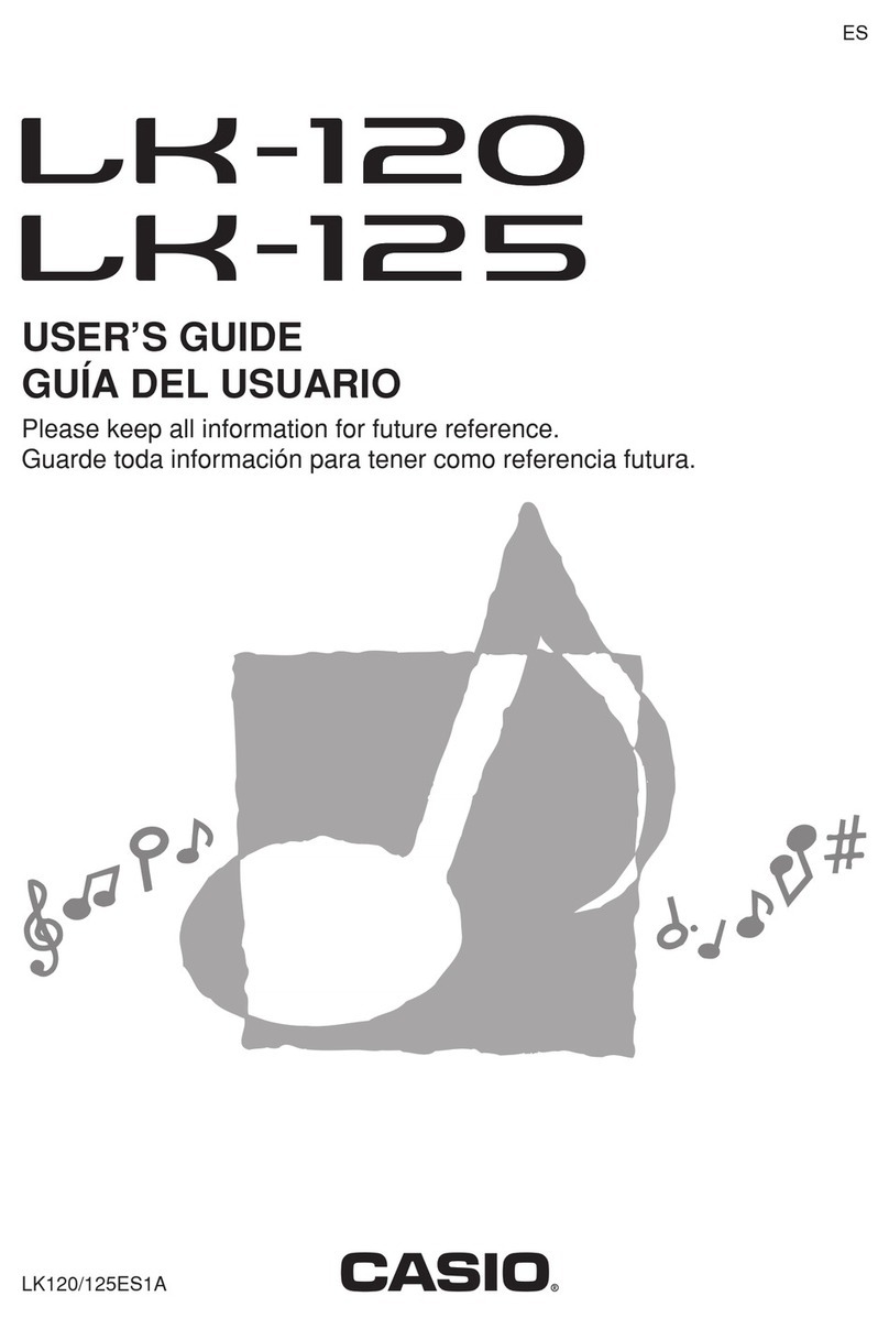 Casio LK-120 User manual