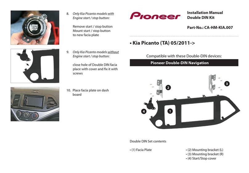 Pioneer CA-HM-KIA.007 User manual