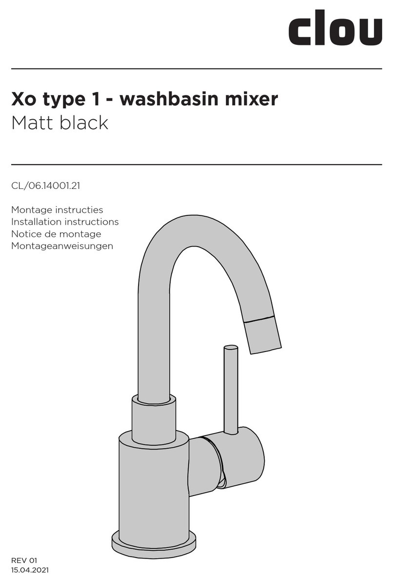 Clou Xo type 1 CL/06.14001.21 User manual