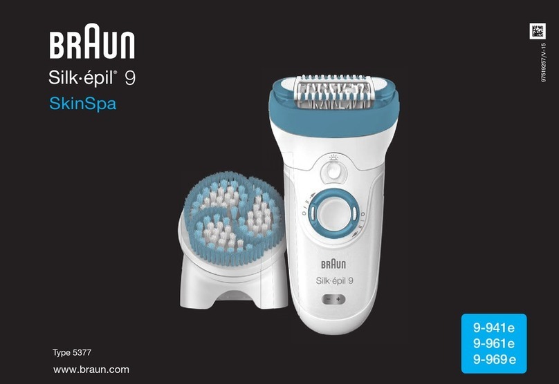 Braun SkinSpa 9-961e User manual
