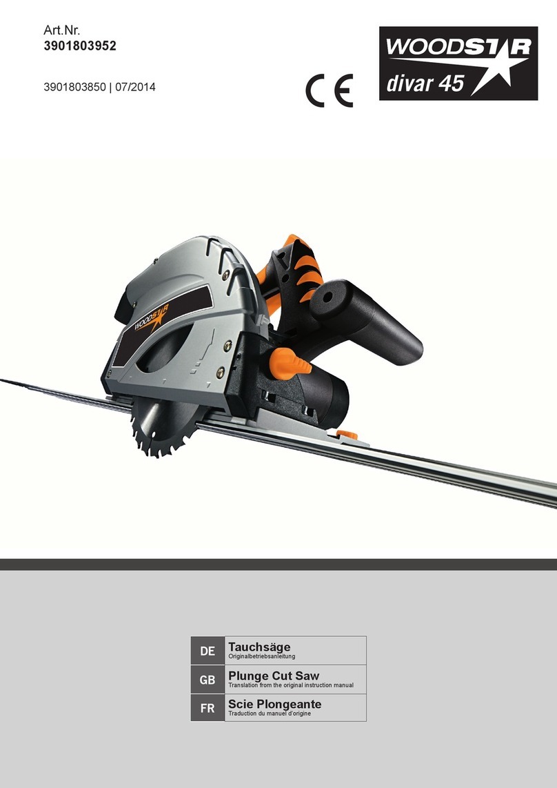 Woodstar divar 45 Translation from the original instruction manual