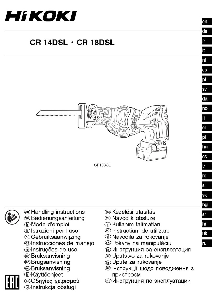 HIKOKI CR 14DSL CR User manual