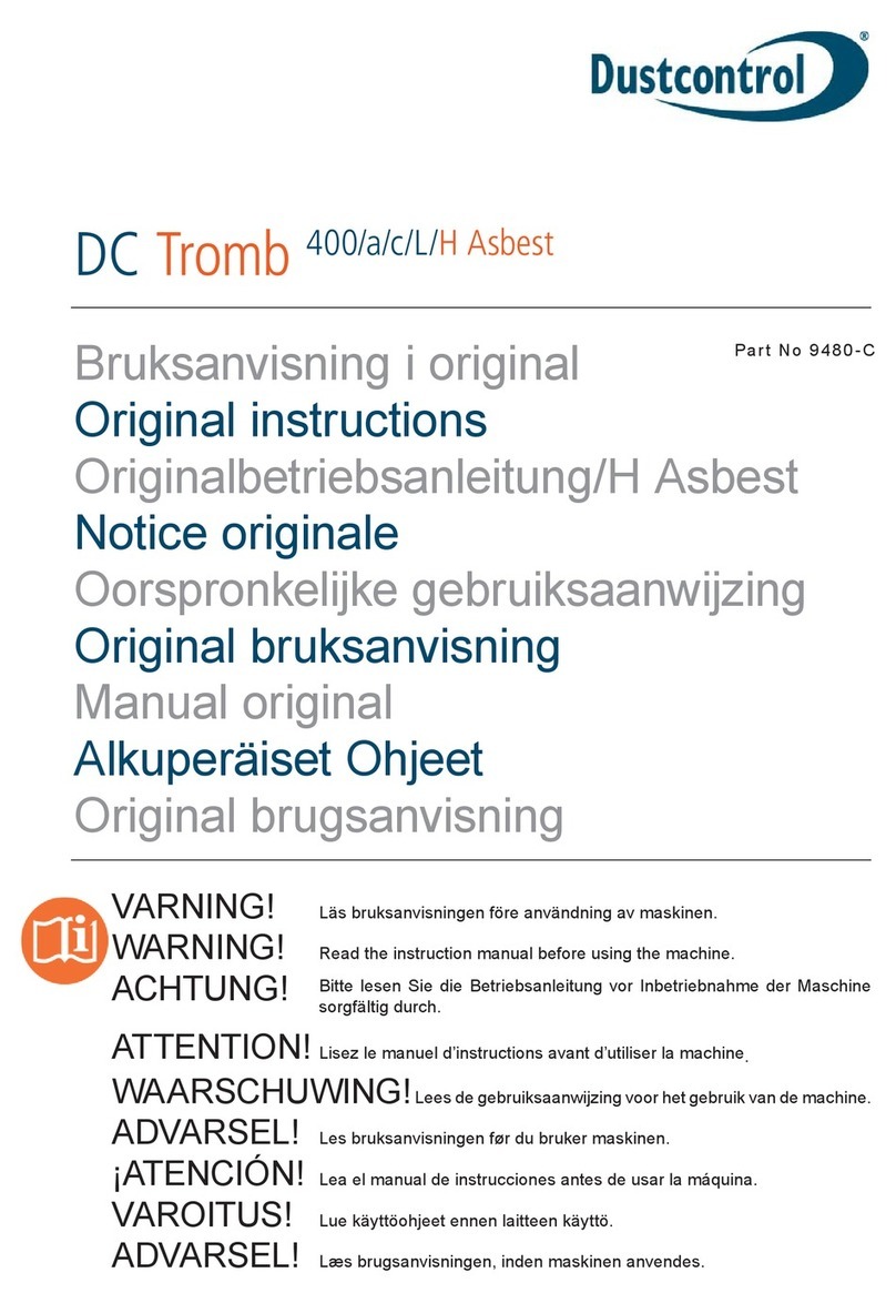 Dustcontrol DC Tromb 400 a Asbest Original instructions