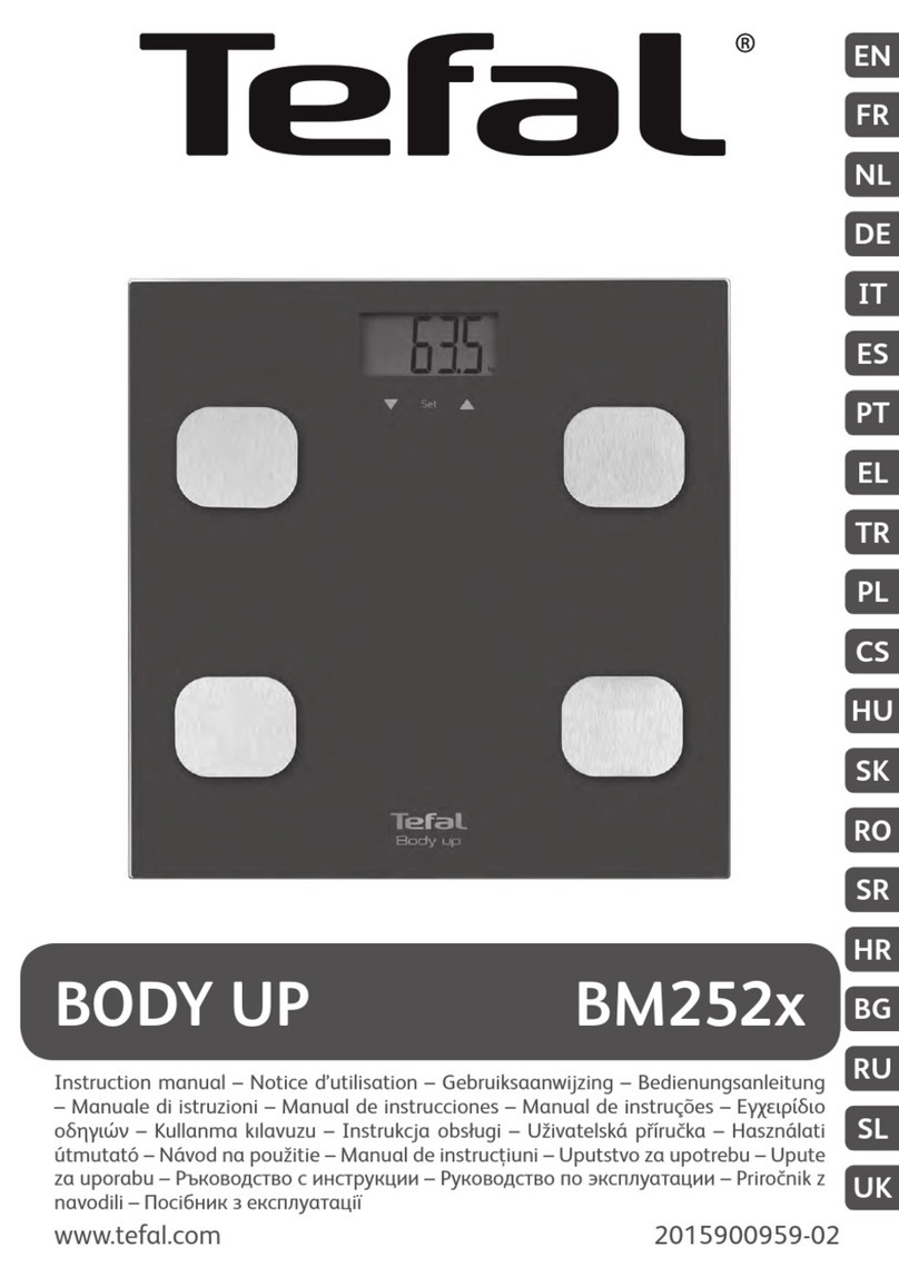 TEFAL BODY UP BM2521V0 User manual