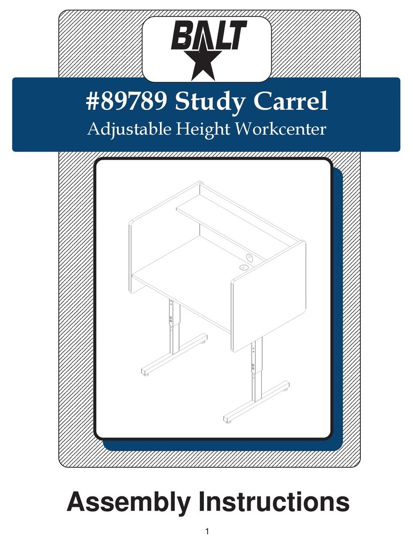 Balt Study Carrel 89789 User manual