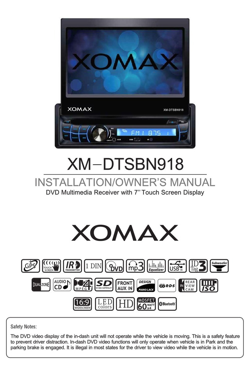 Xomax XM-DTSBN918 Operating instructions