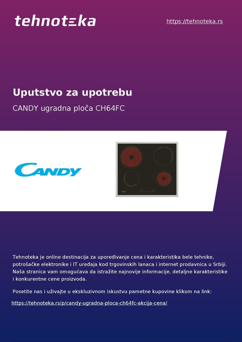 Candy CH64FC User manual Candy CH64FC User manual