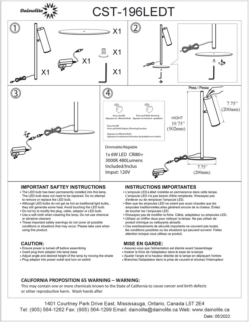 Dainolite CST-196LEDT manual