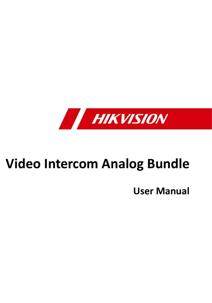 HIK VISION DS-KIS101-P/FLUSH User manual