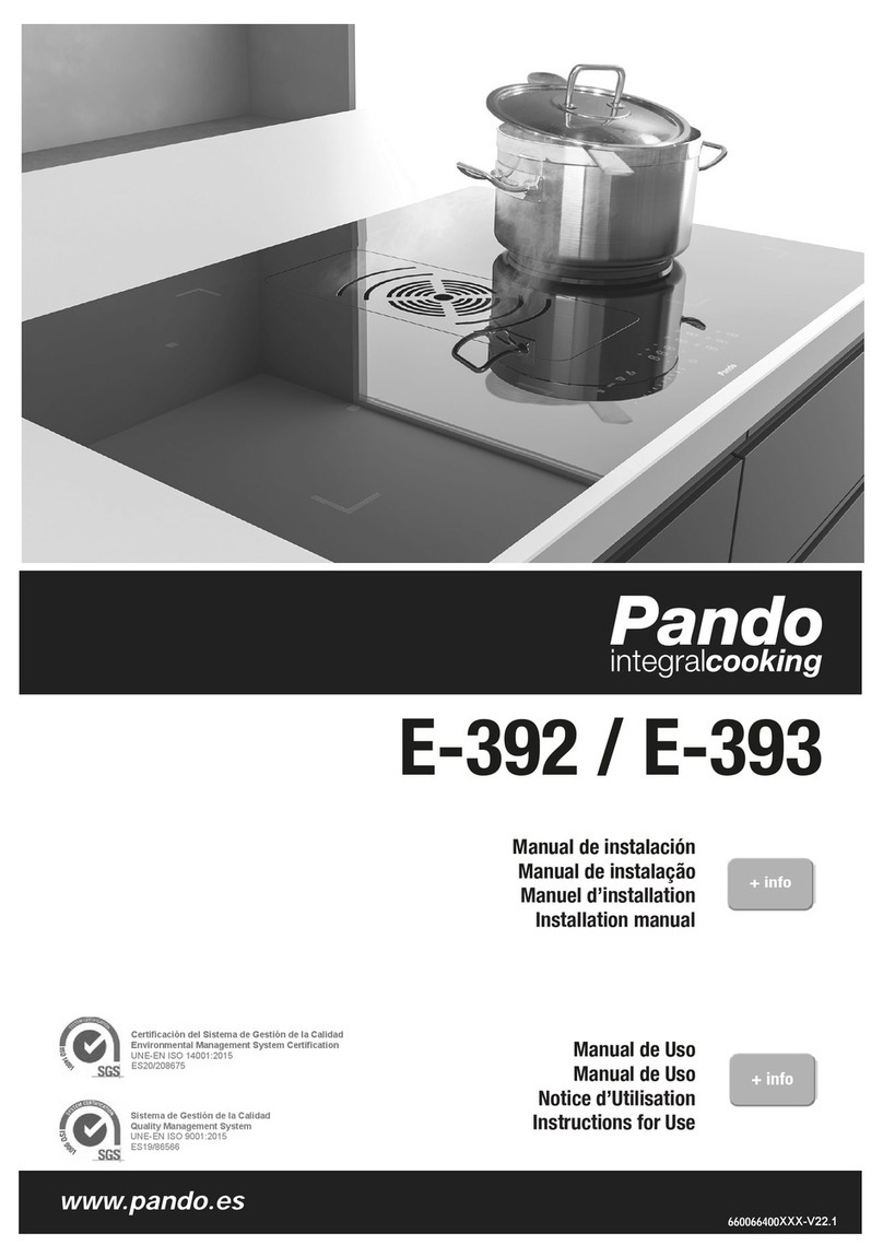 Pando E-392 installation manual