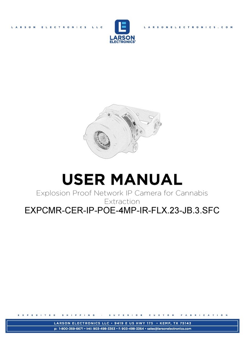 Larson Electronics EXPCMR-CER-IP-POE-4MP-IR-FLX.23-JB.3.SFC User manual